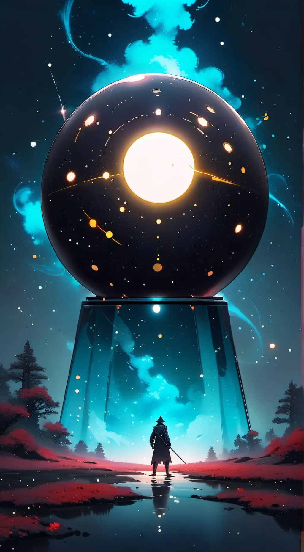 ai character: Fortune teller background