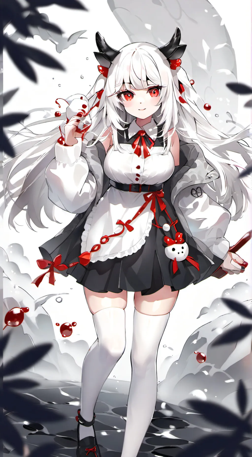 ai character: Latex beast background