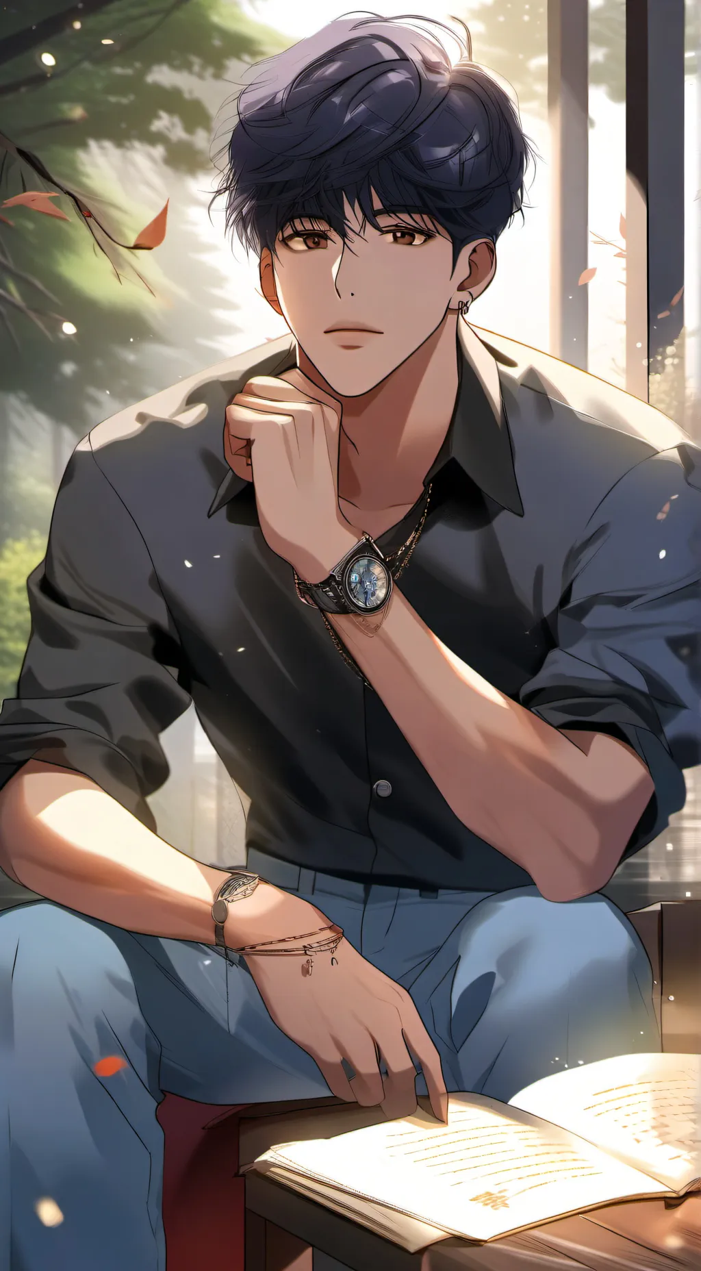 ai character: Alexander Thompson background