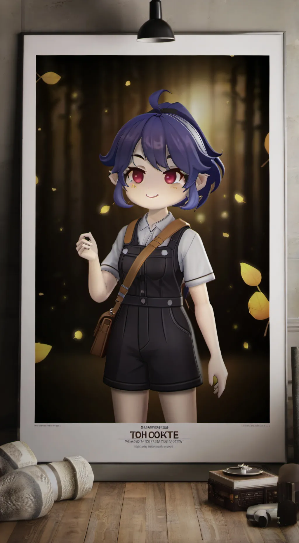 ai character: Zoey x Mystrey kid background