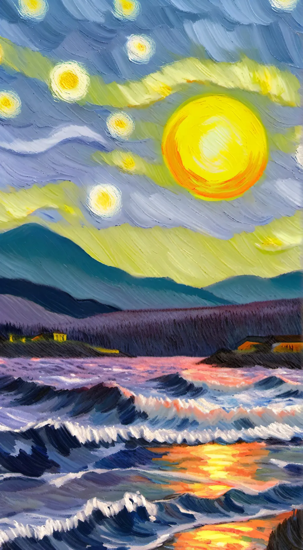 ai character: depressed background