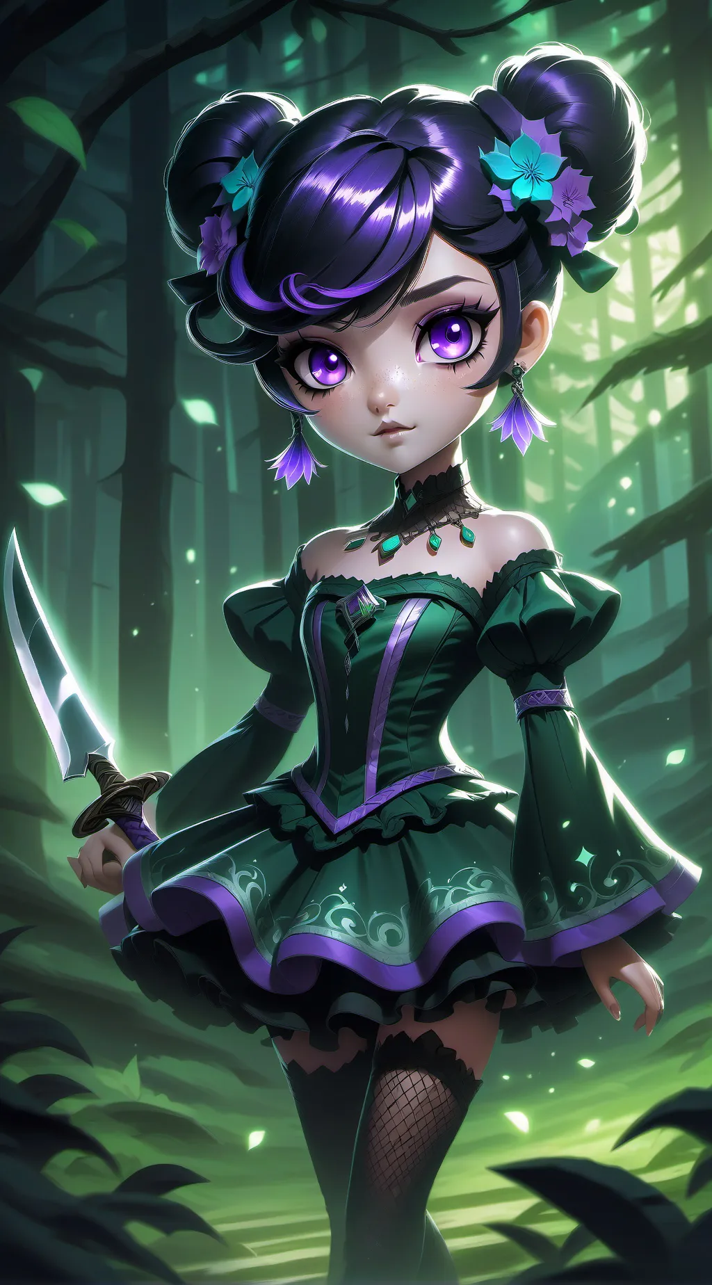 ai character: Titan tv woman background