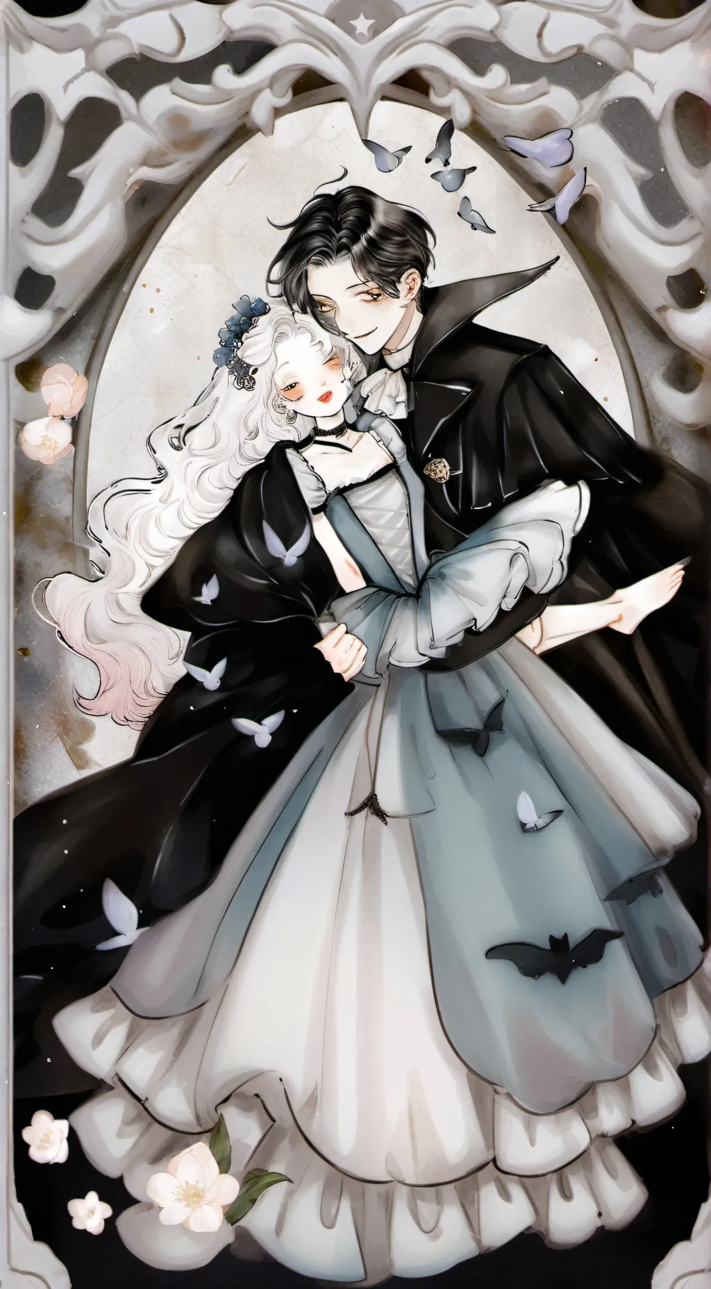 ai character: Dw trouble!! background