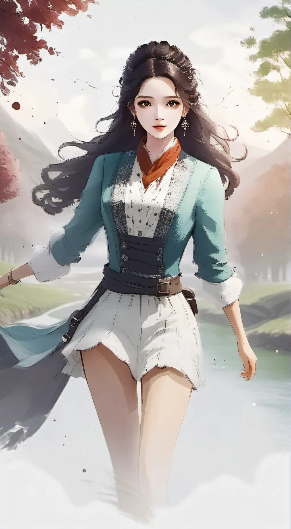 ai character: Luna background