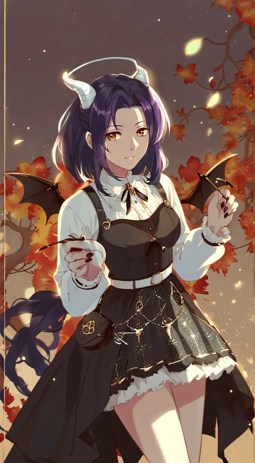 ai character: Blilas ❤️💗💓 background