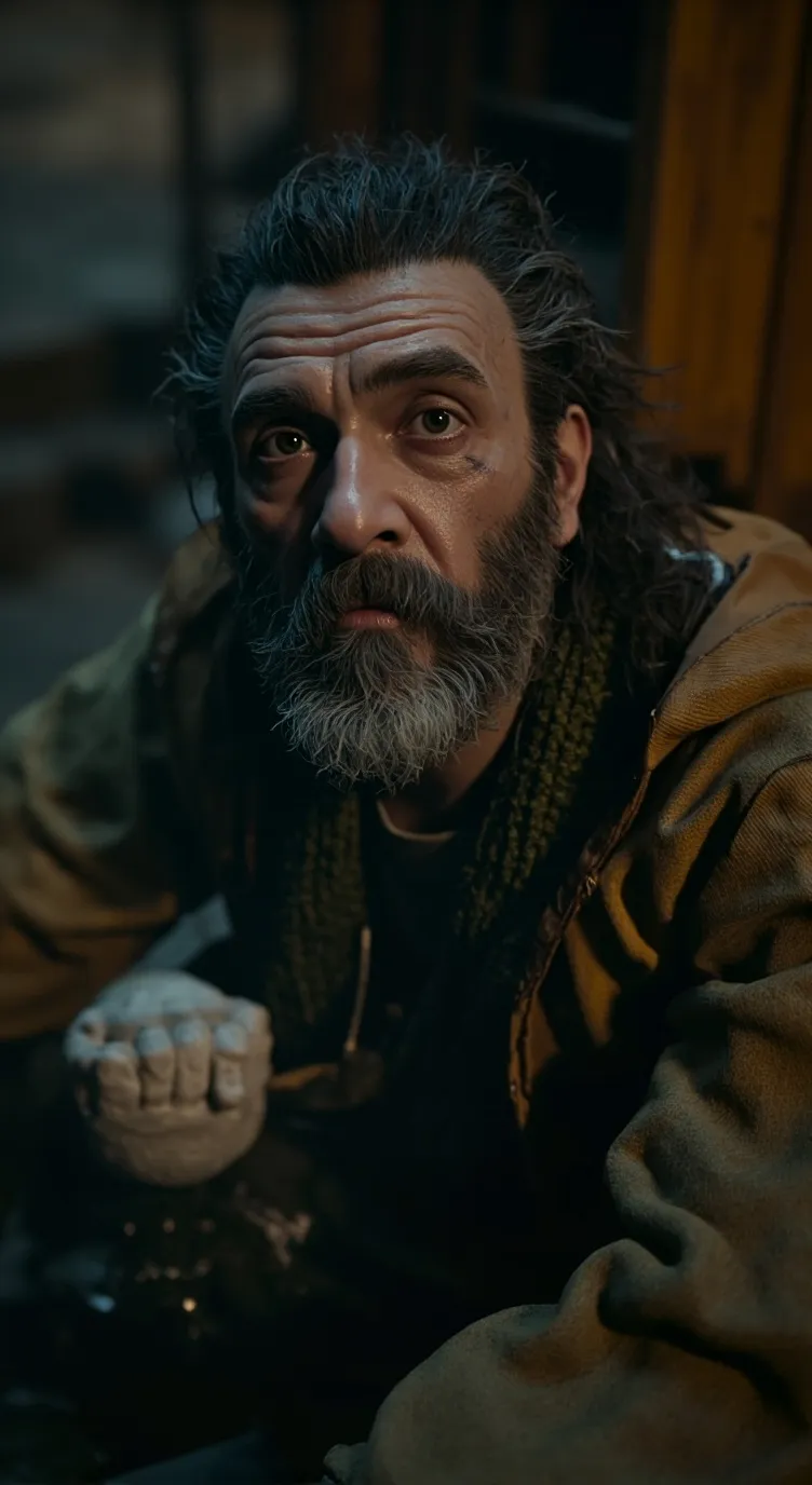 ai character: Я бомж background