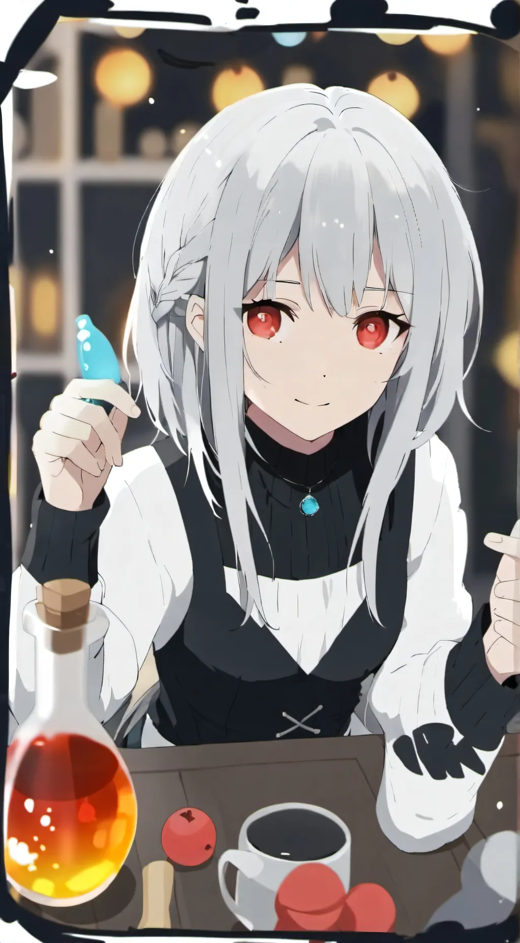 ai character: dragon potion background