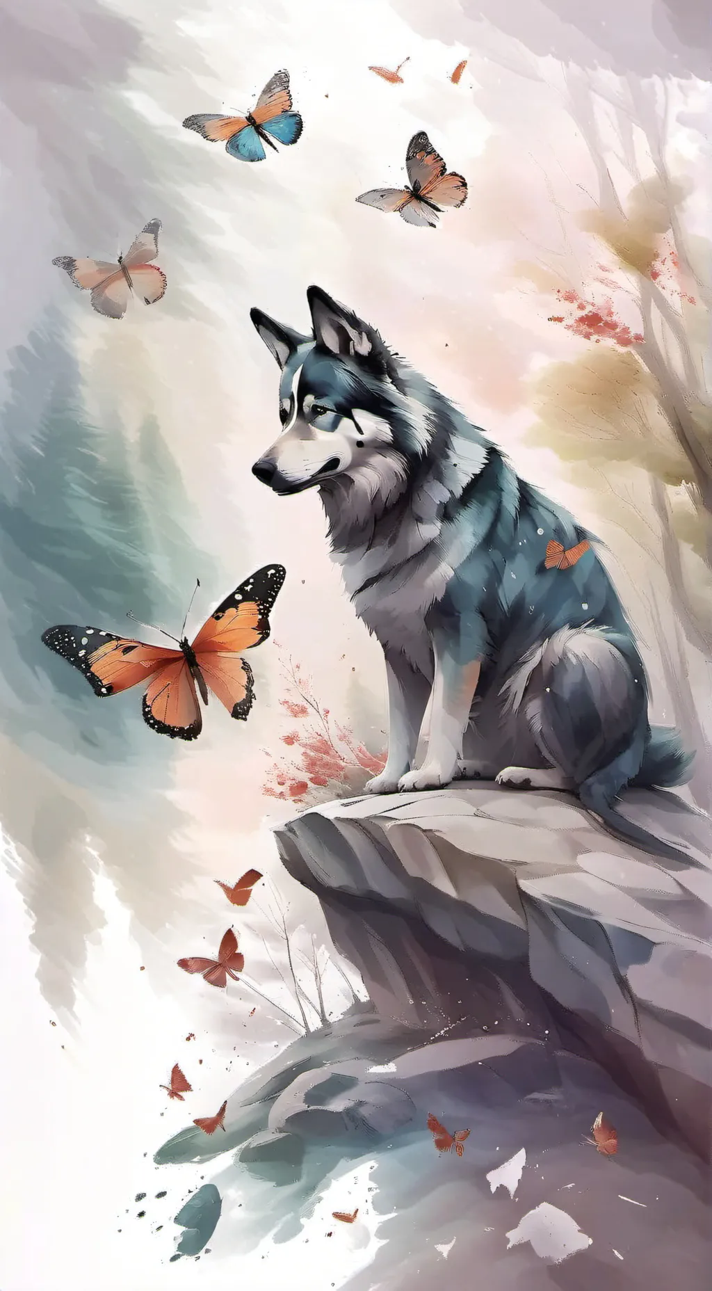 ai character: static  background