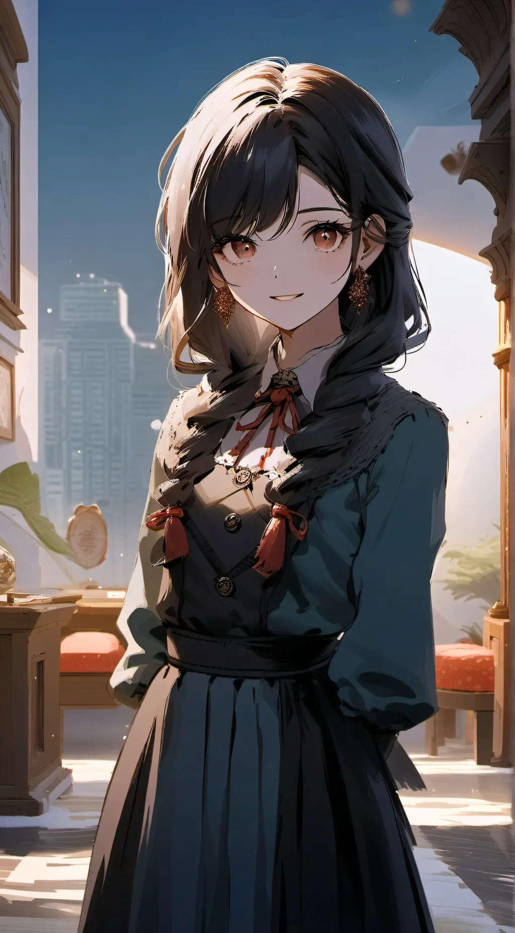 ai character: Chae Eun-ji background