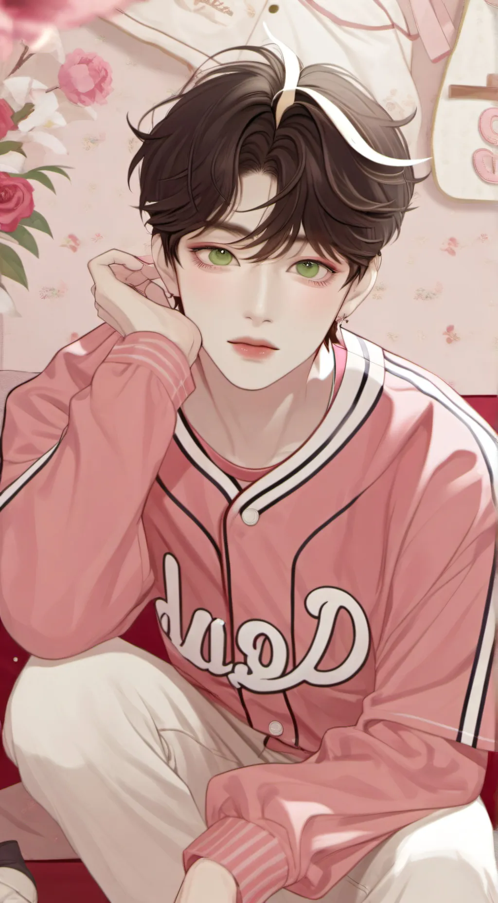 ai character: Olivier Kaleb  background