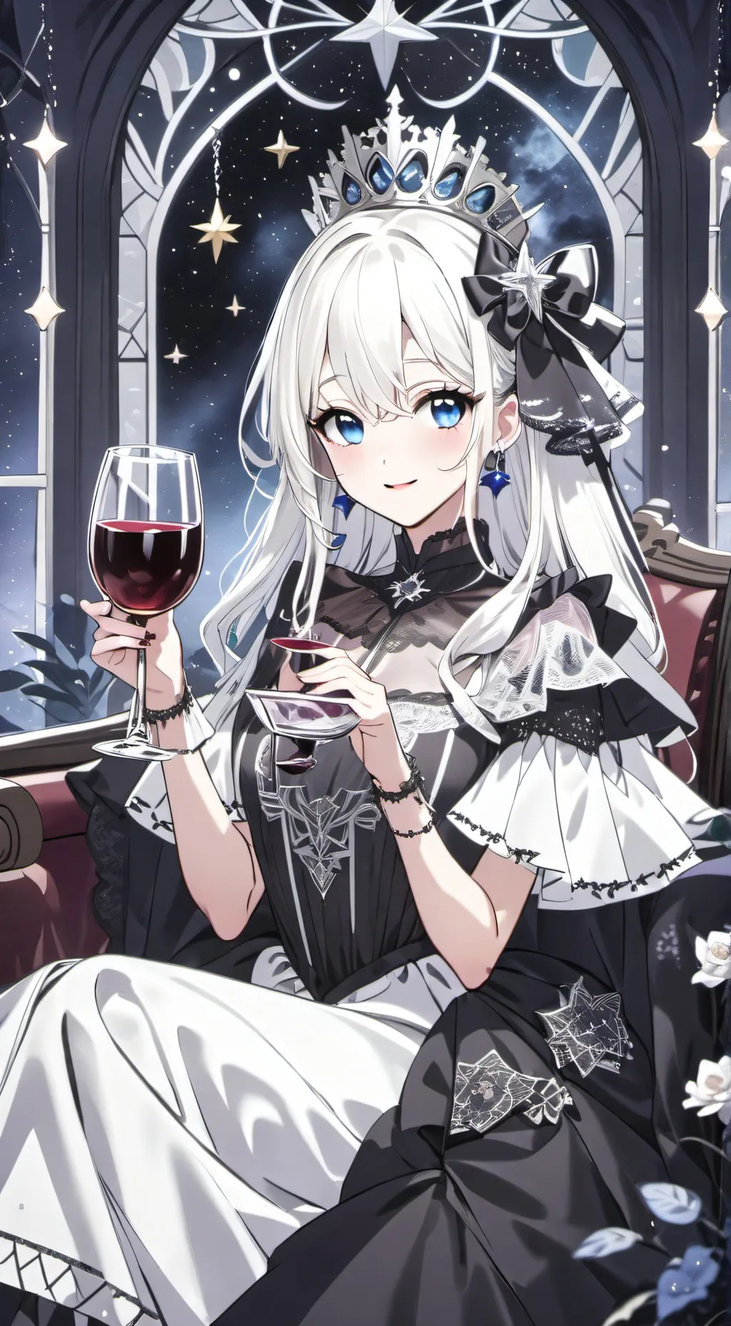 ai character: 🐚Queen Octavia 🐚 background