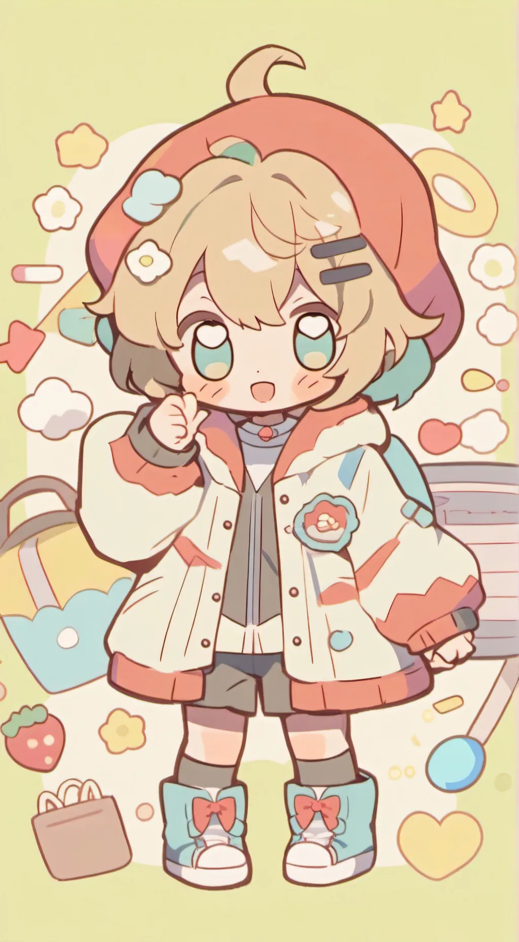 ai character: BTS🥰💜 background