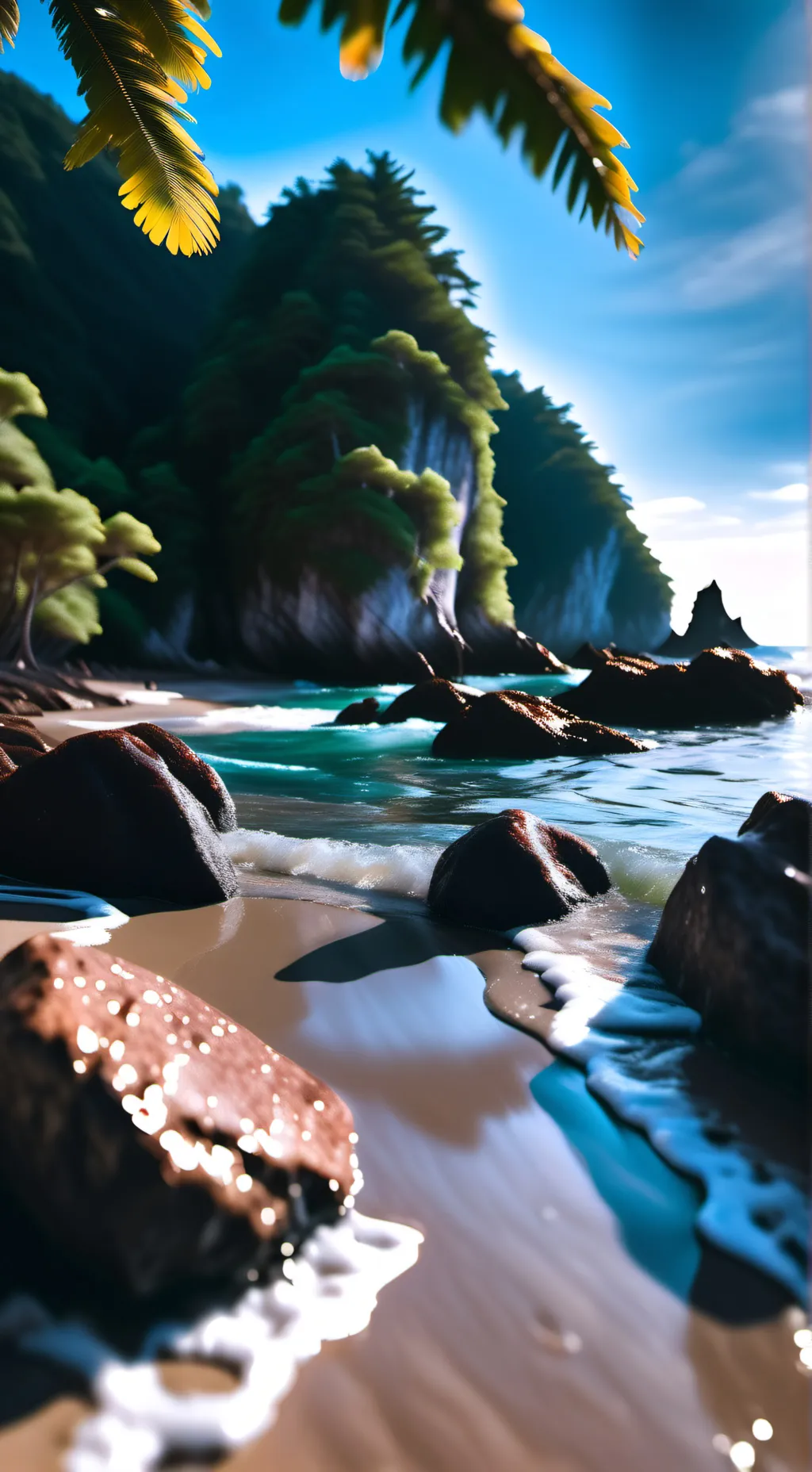 ai character: Fpe Beach Party🎊 background