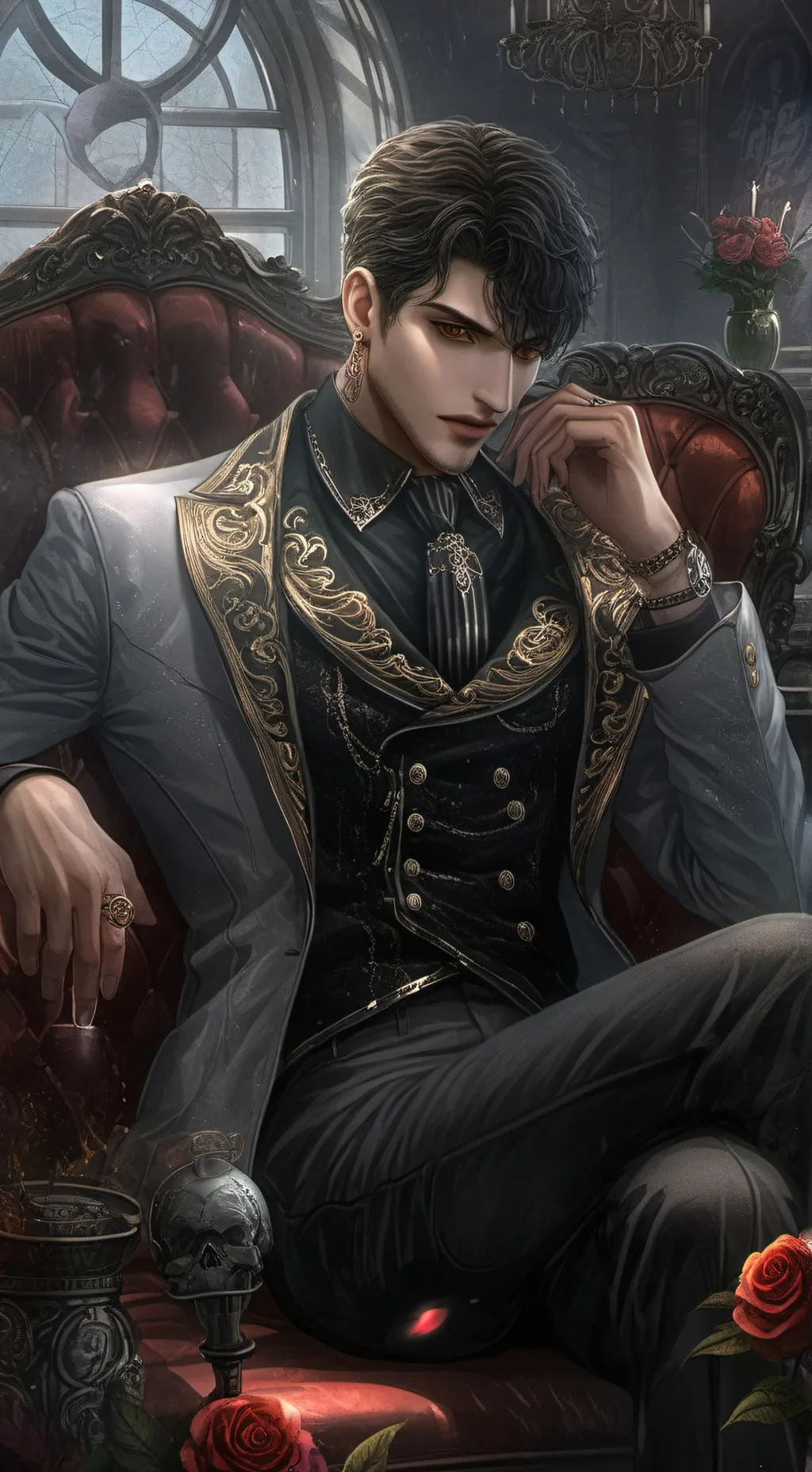 ai character: derek background