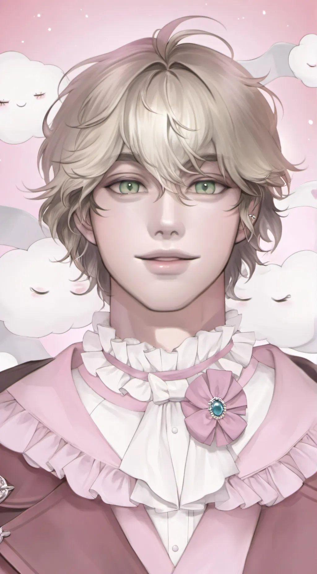 ai character: Austin and ally background