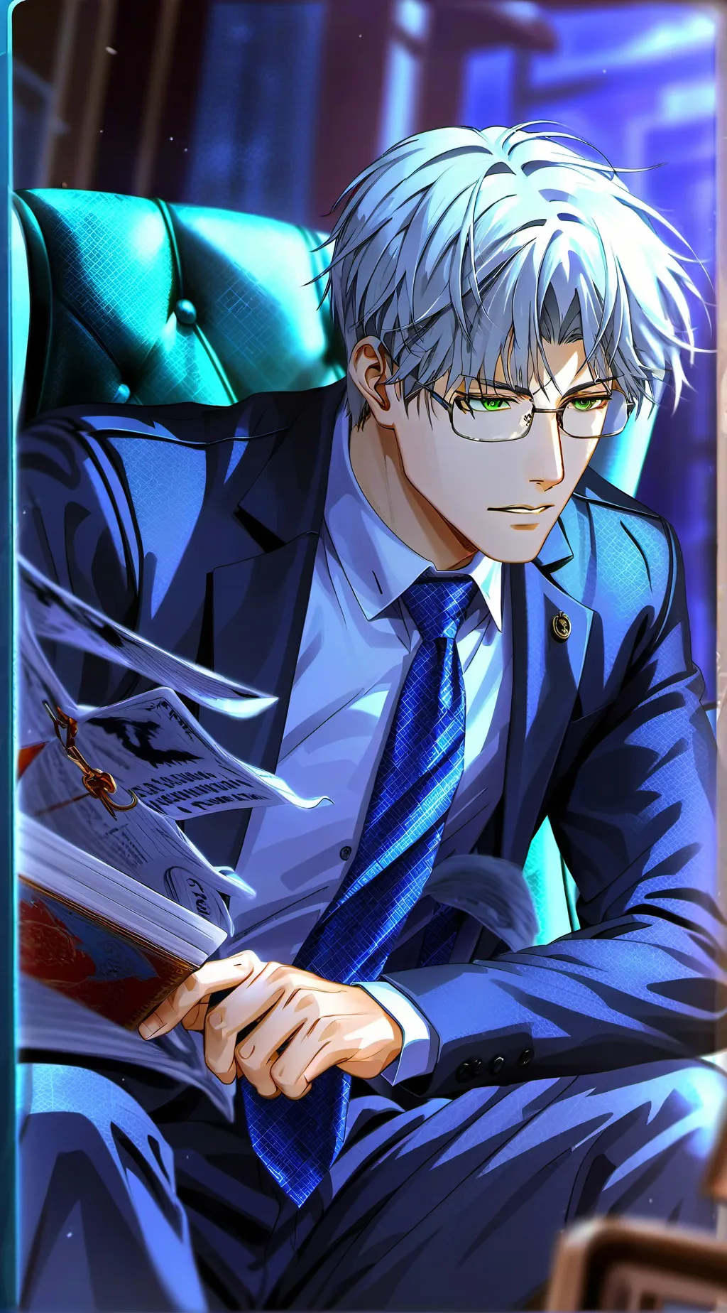 ai character: Damien Rogers  background