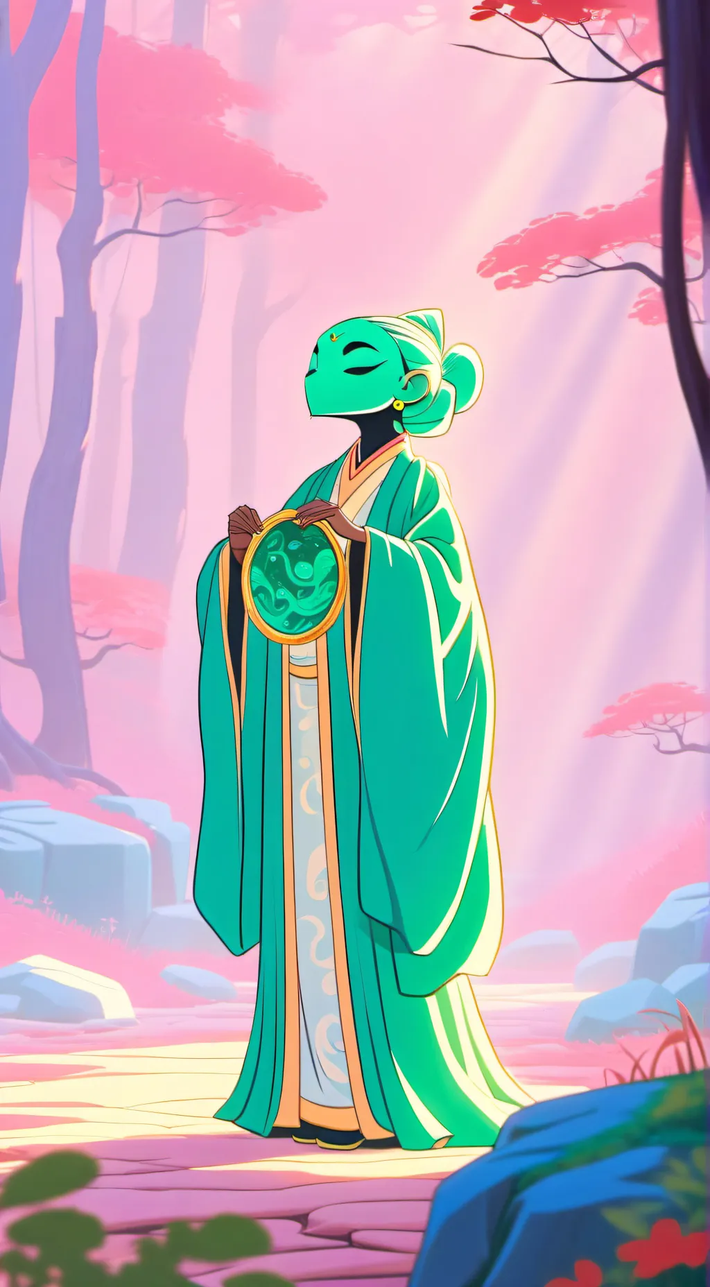 ai character: jade background