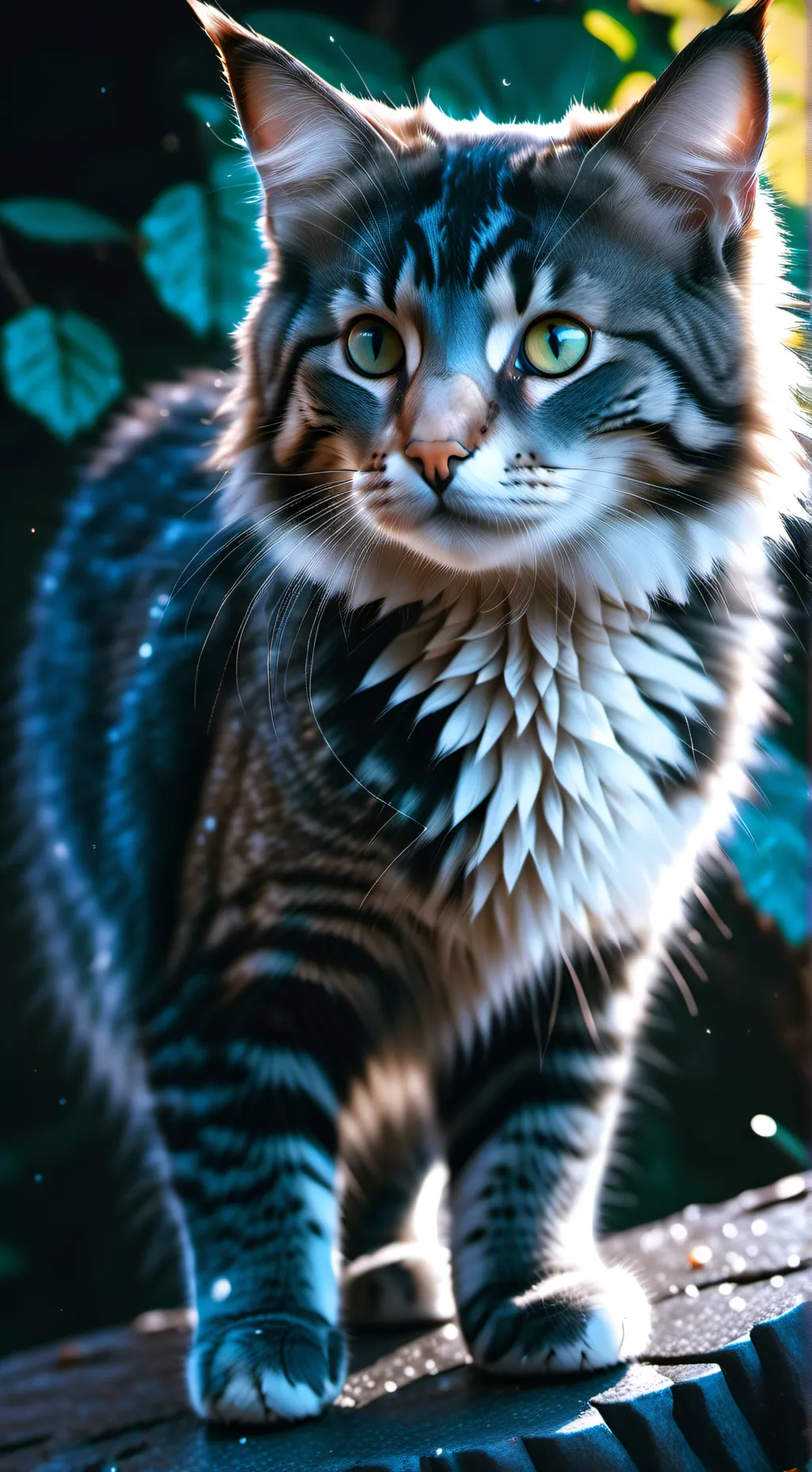 ai character: Cat background