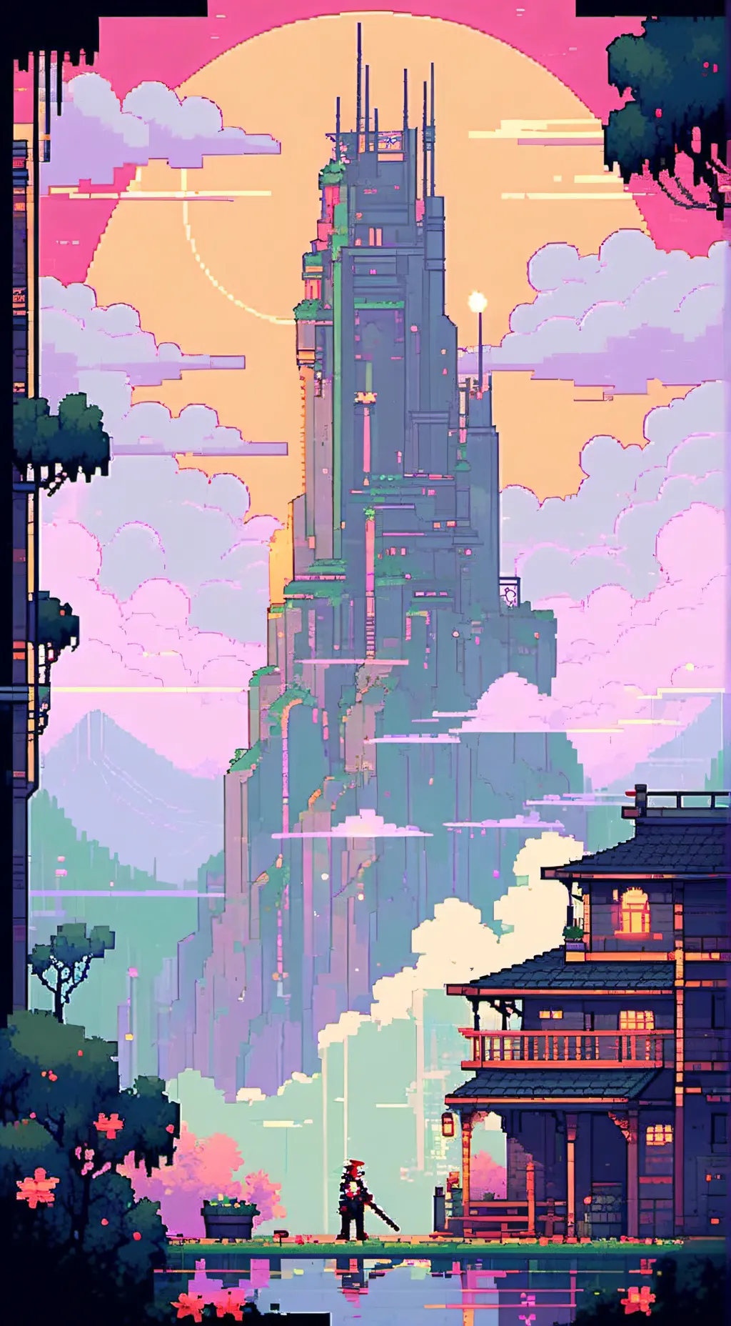 ai character: Alastor x YN  background