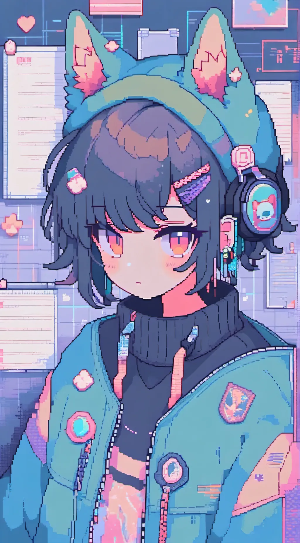 ai character: Nixie  background