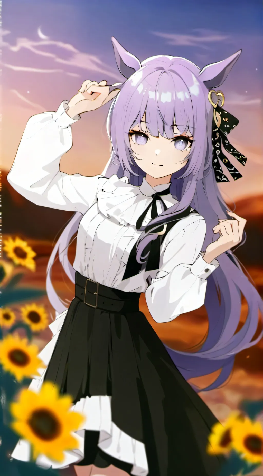 ai character: Yui  background