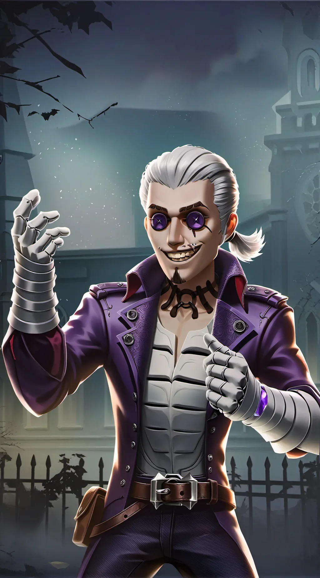 ai character: Midknight  background