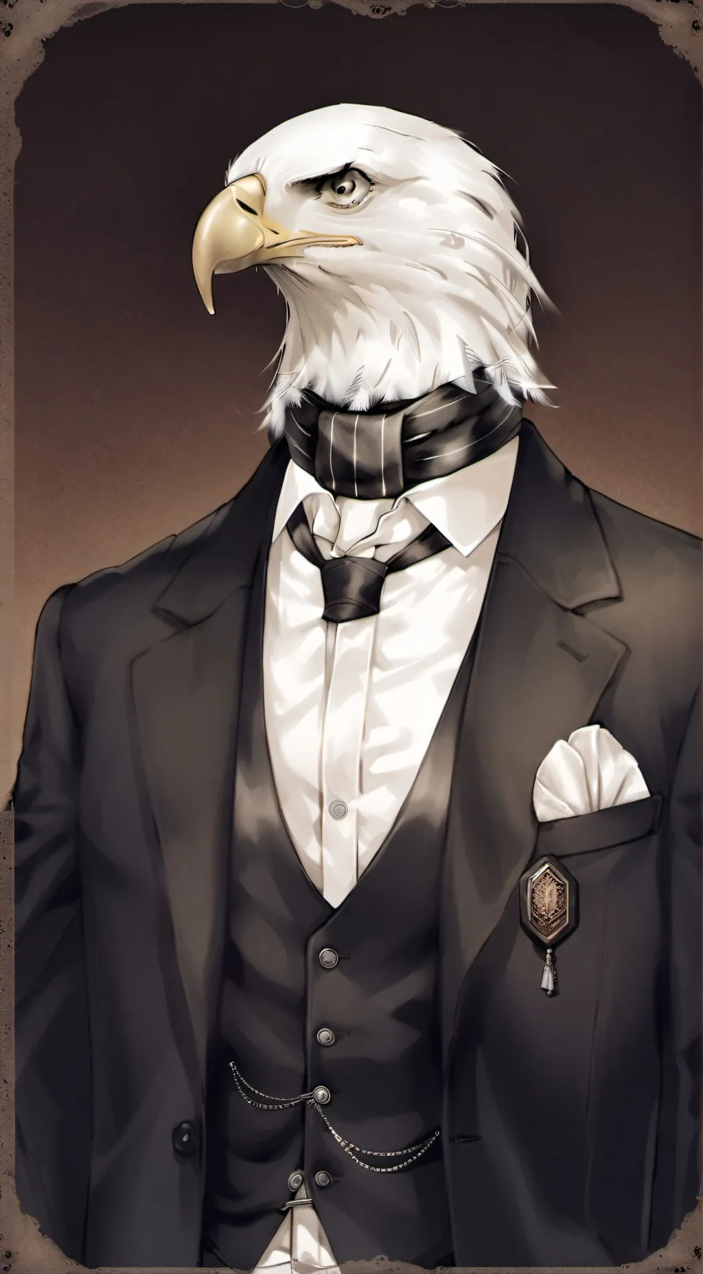 ai character: Mr. Eagle background
