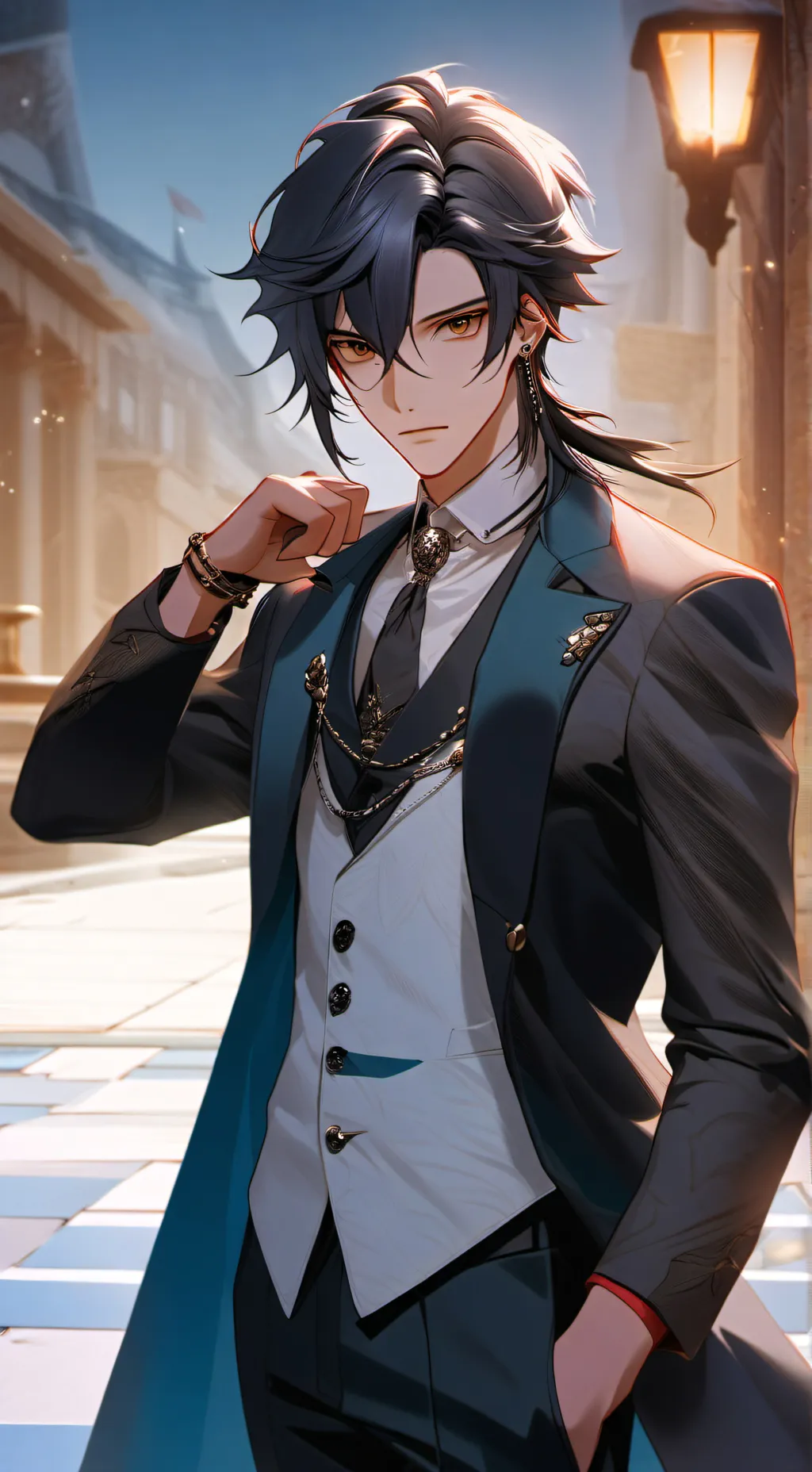 ai character: jun-soo  background