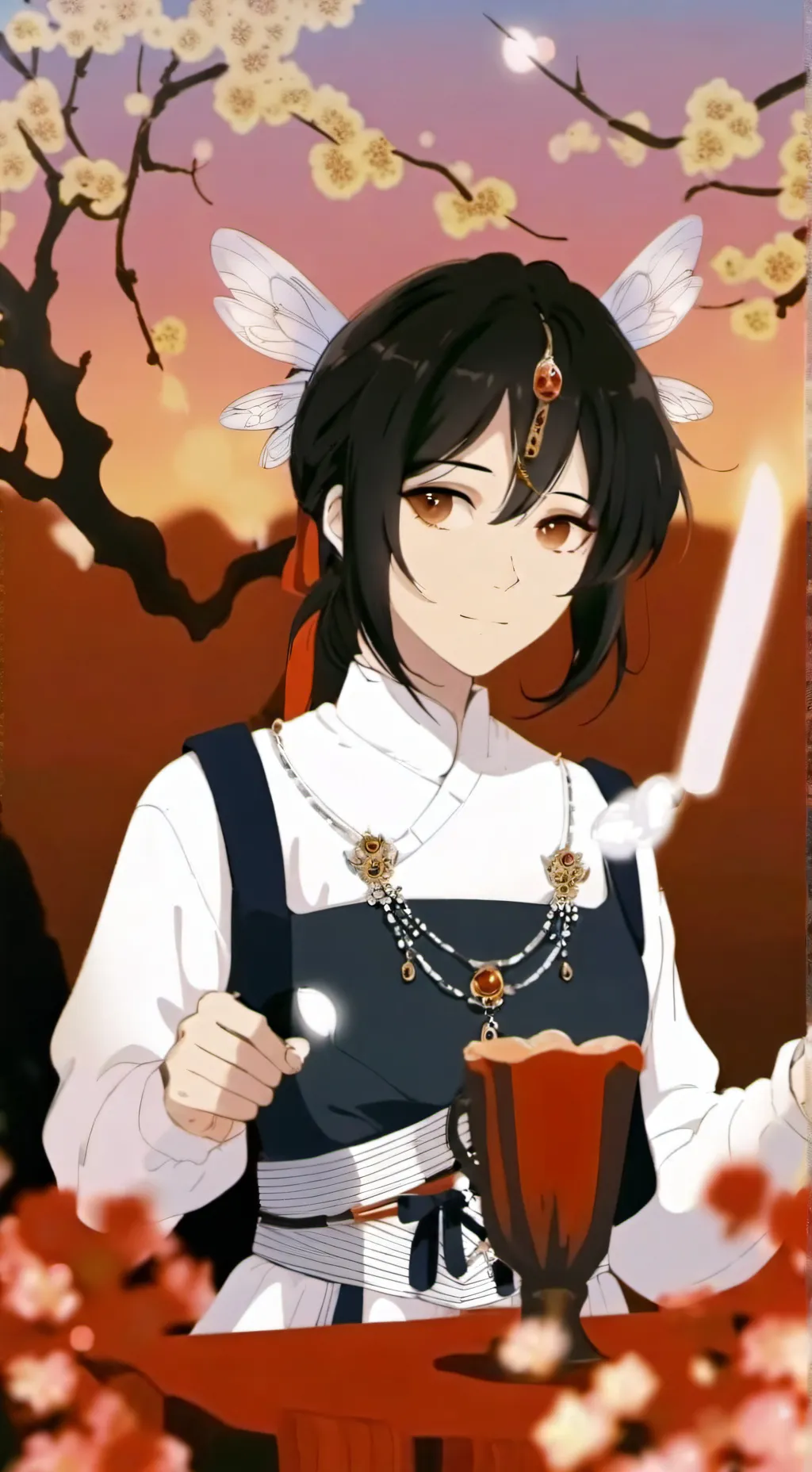 ai character: анонимная background