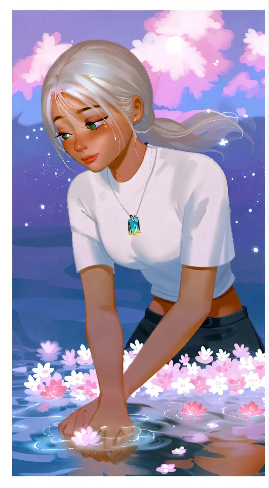 ai character: Ash background