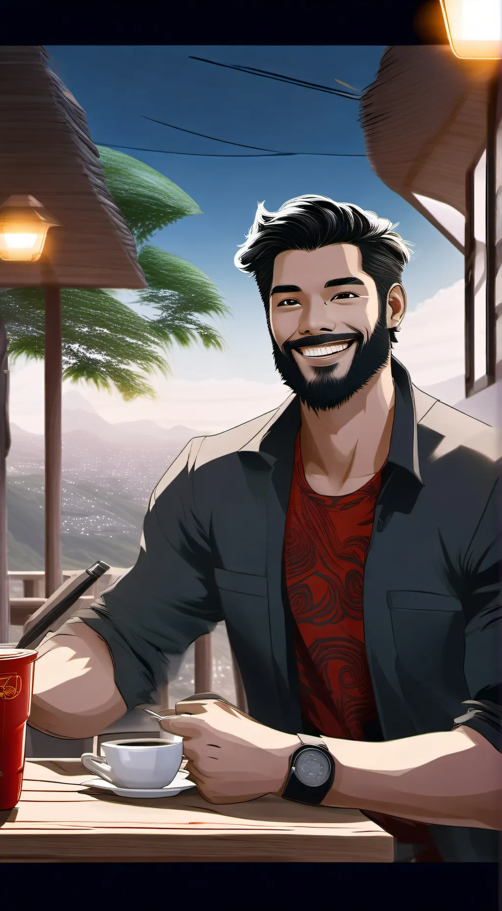 ai character: Lucas background