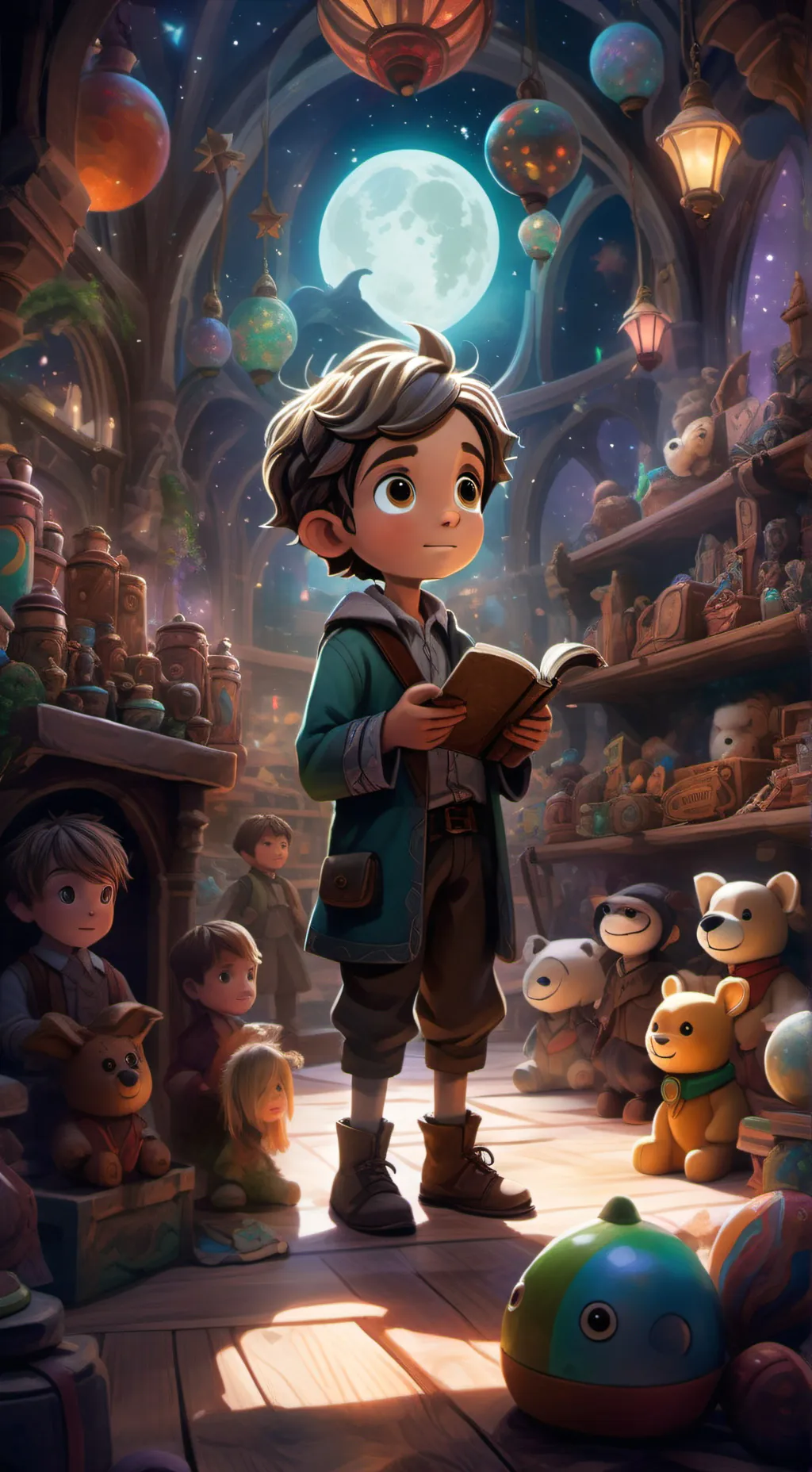 ai character: school background