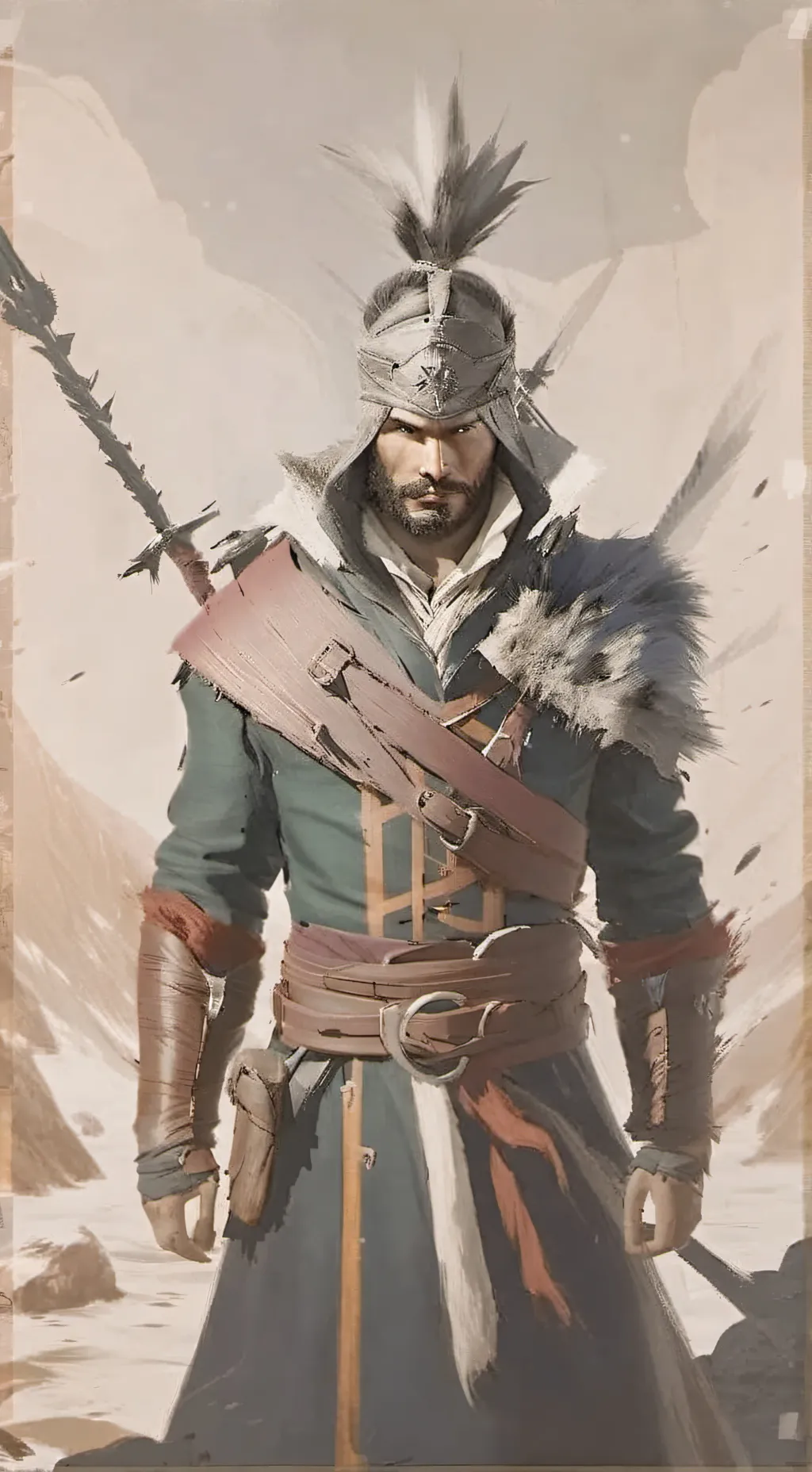 ai character: thragg(pedido)  background