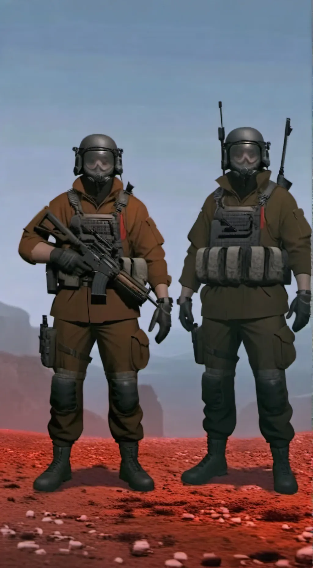 ai character: TGR and USE  background