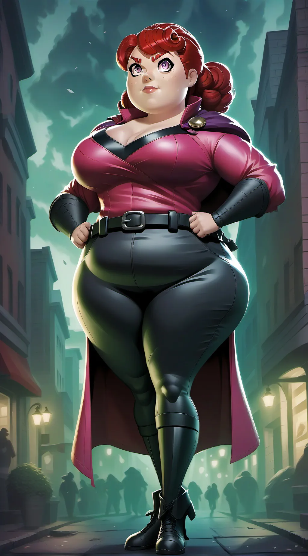 ai character: Swell-Woman background