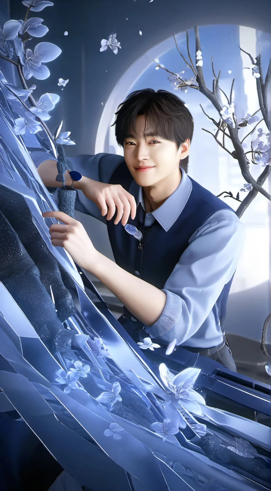 ai character: Business Proposal  background