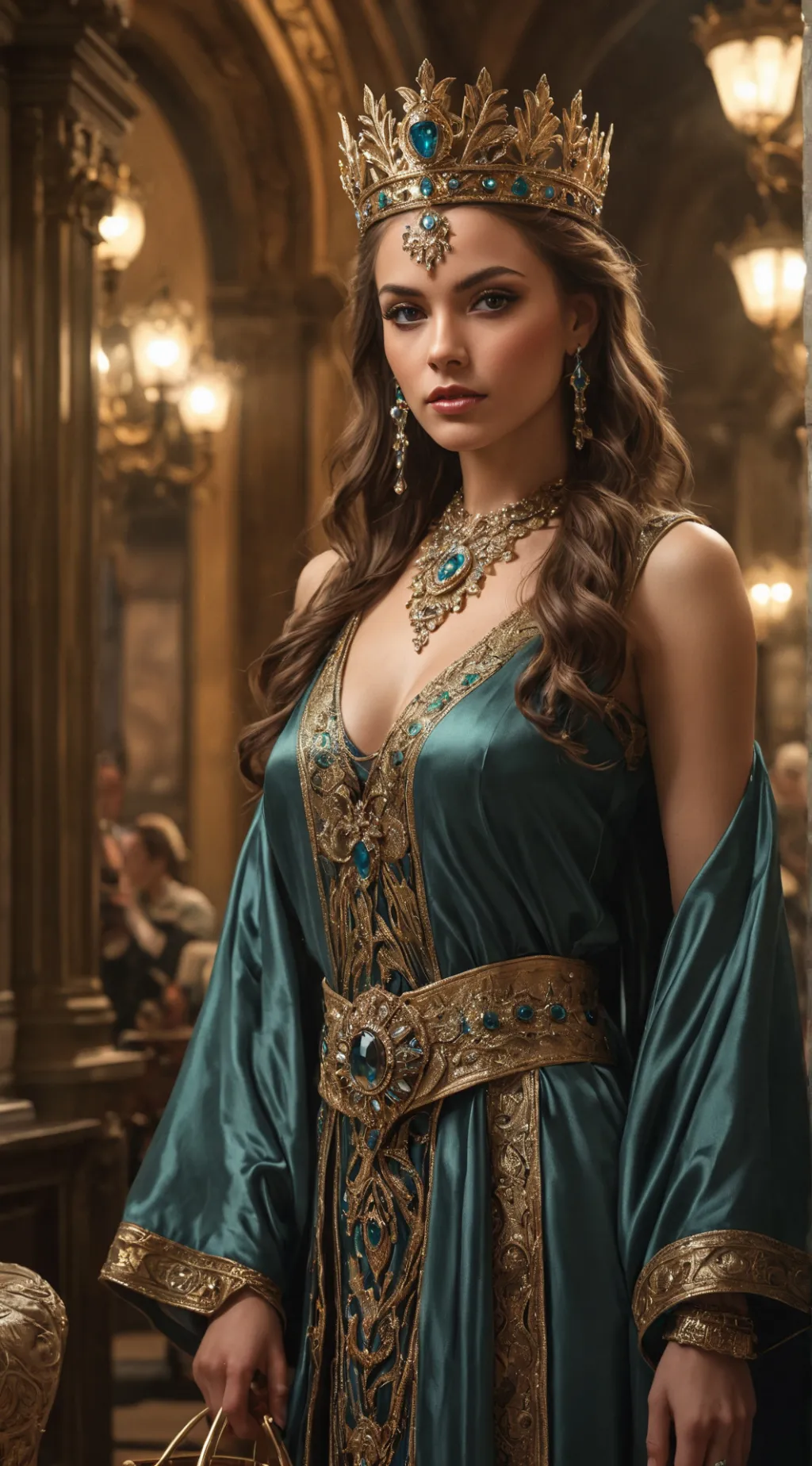 ai character: Queen Amina of Chad background