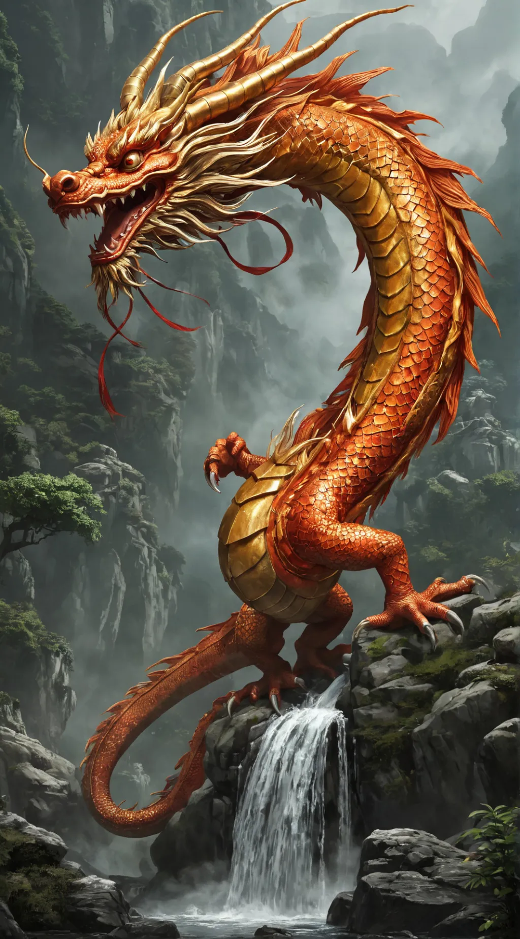 ai character: Fpe lunar new year background