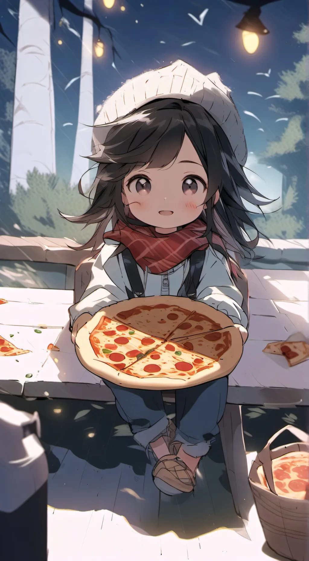 ai character: cute babygirl background