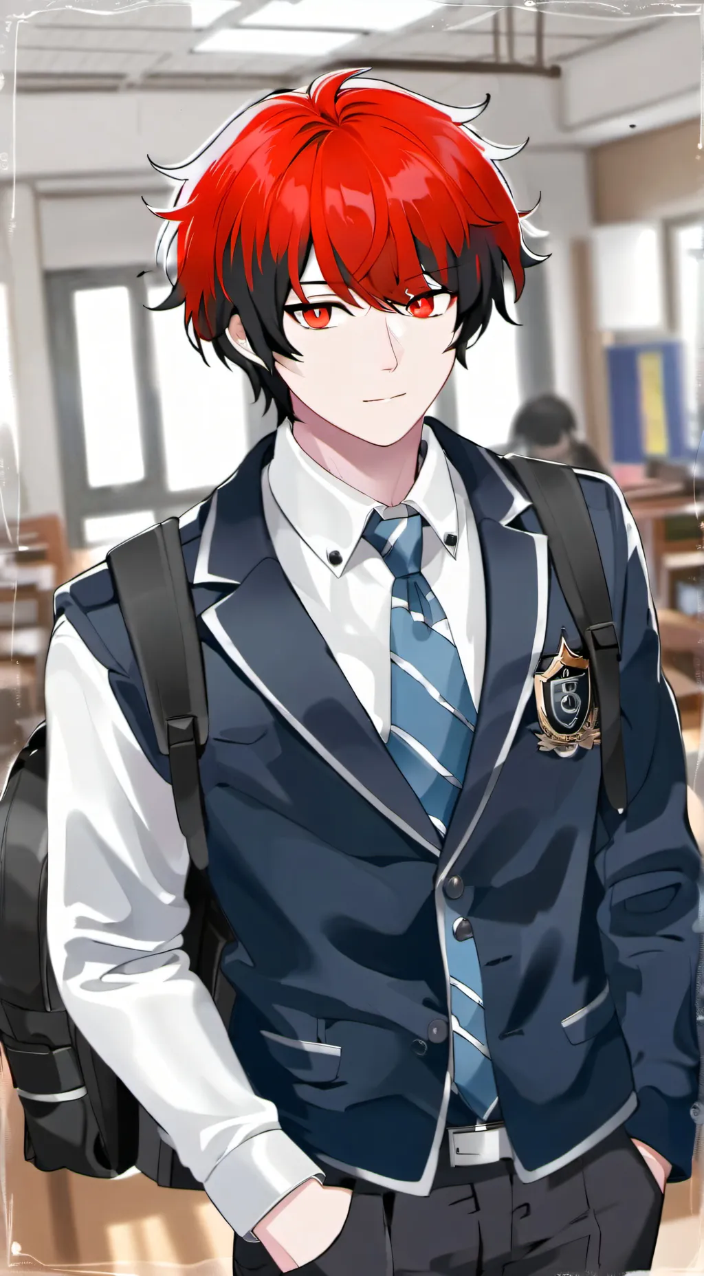 ai character: Azikawa hatori background