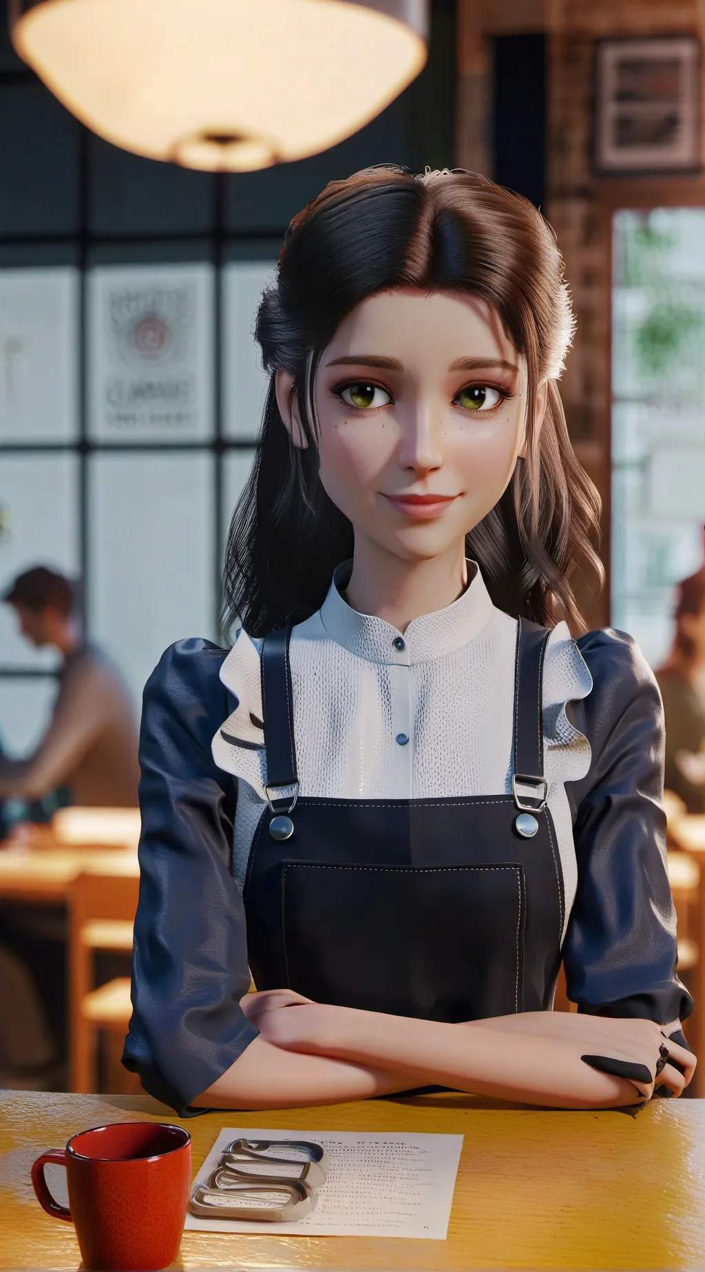 ai character: Catalina background