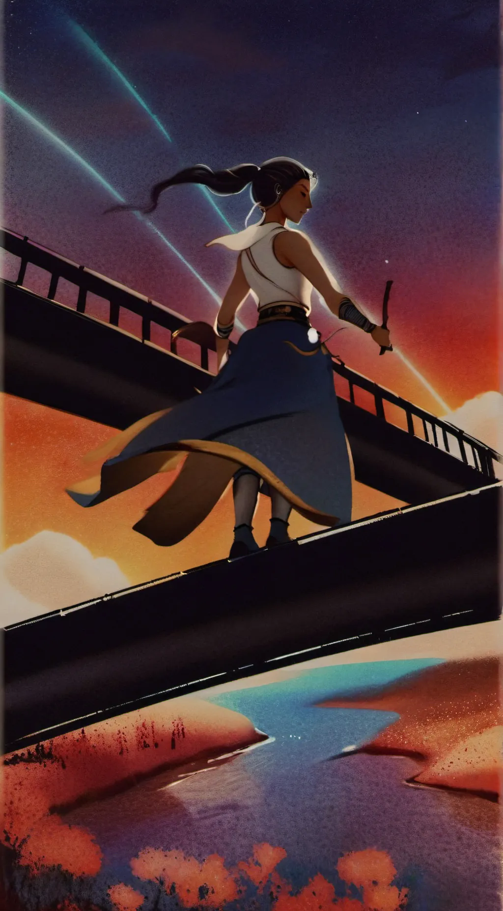 ai character: Astra background