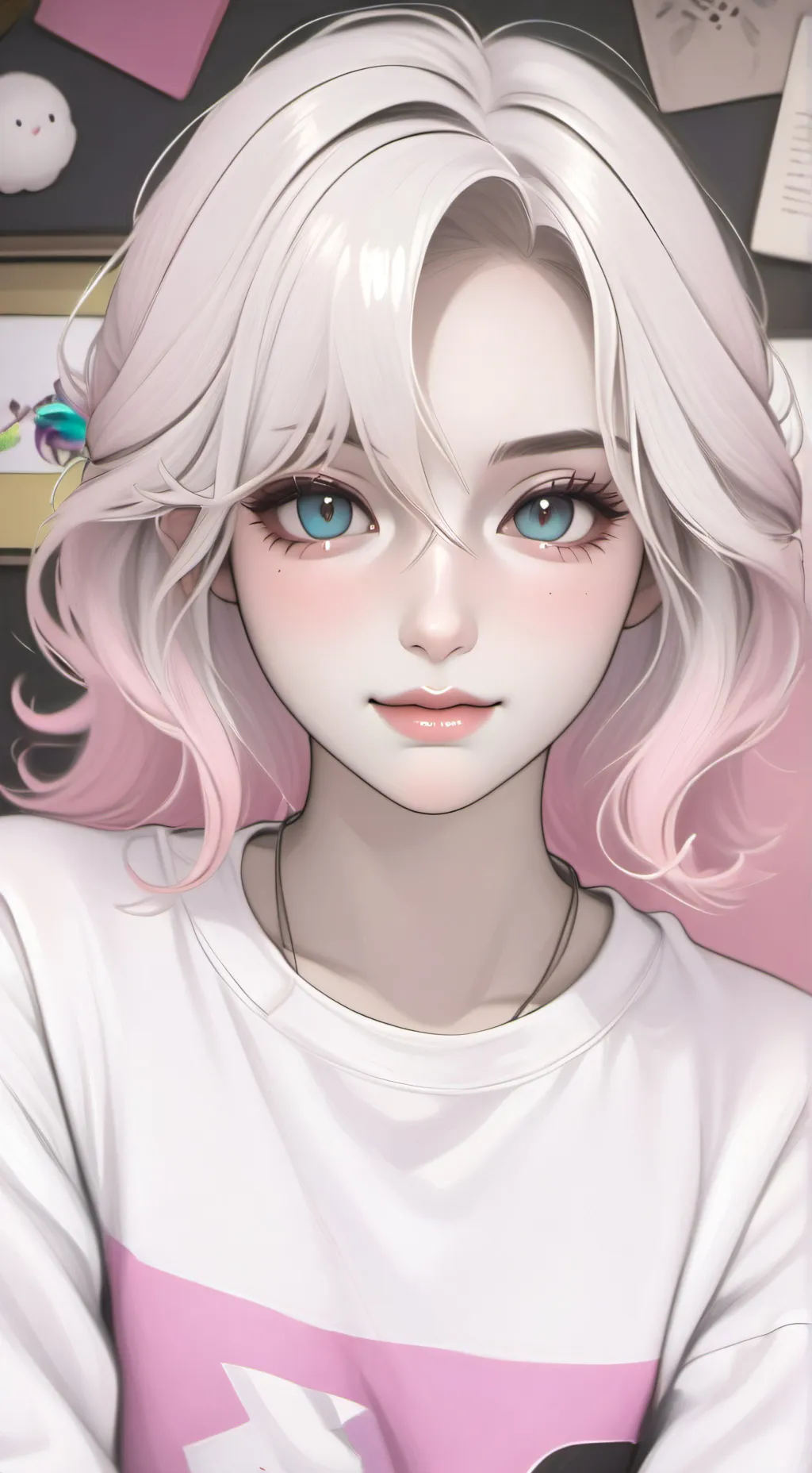 ai character: Ashley background