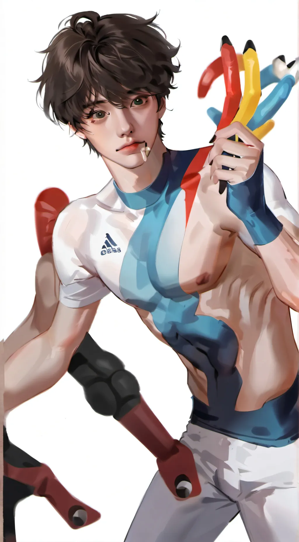 ai character: Hyunjin  background