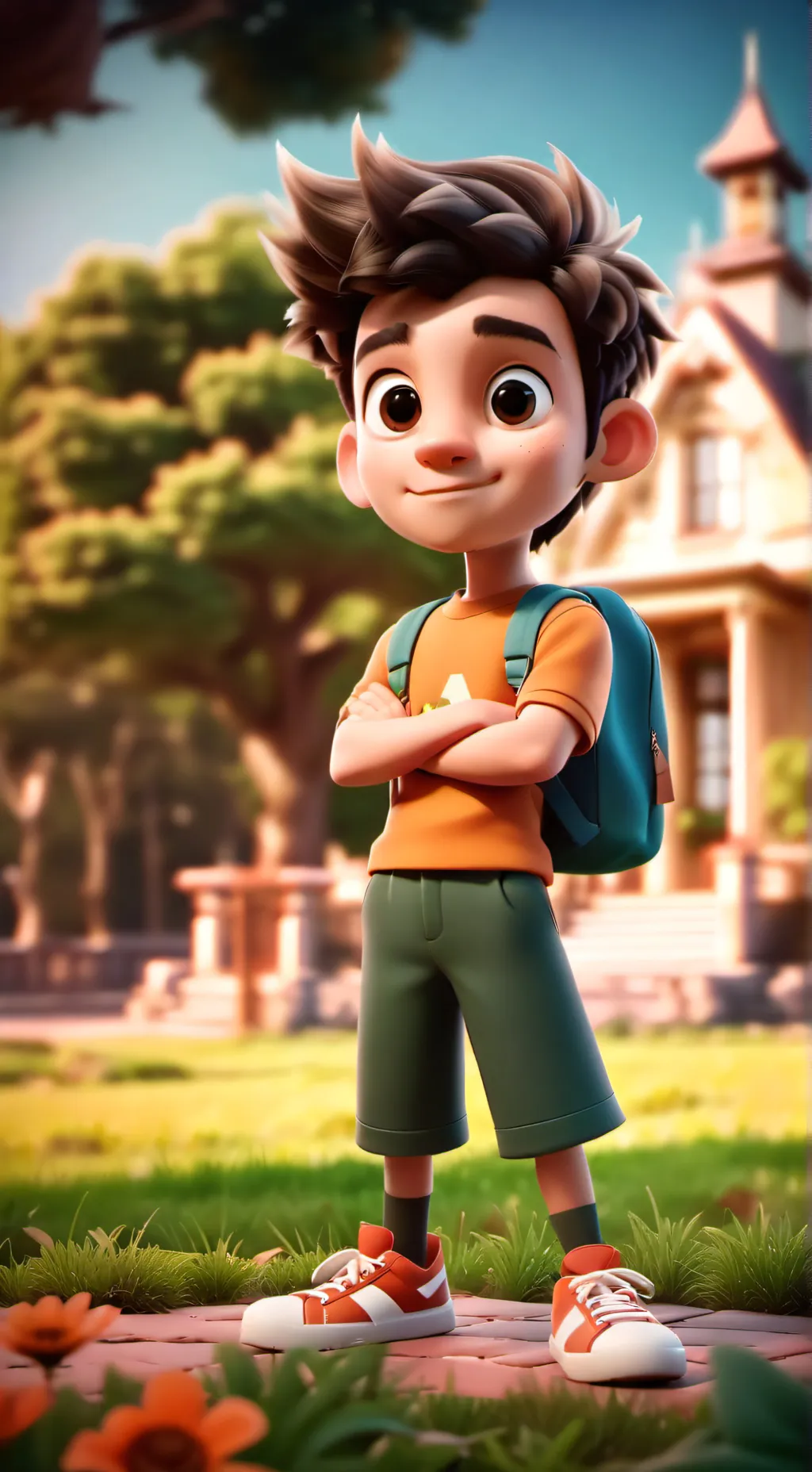 ai character: KDH high school background