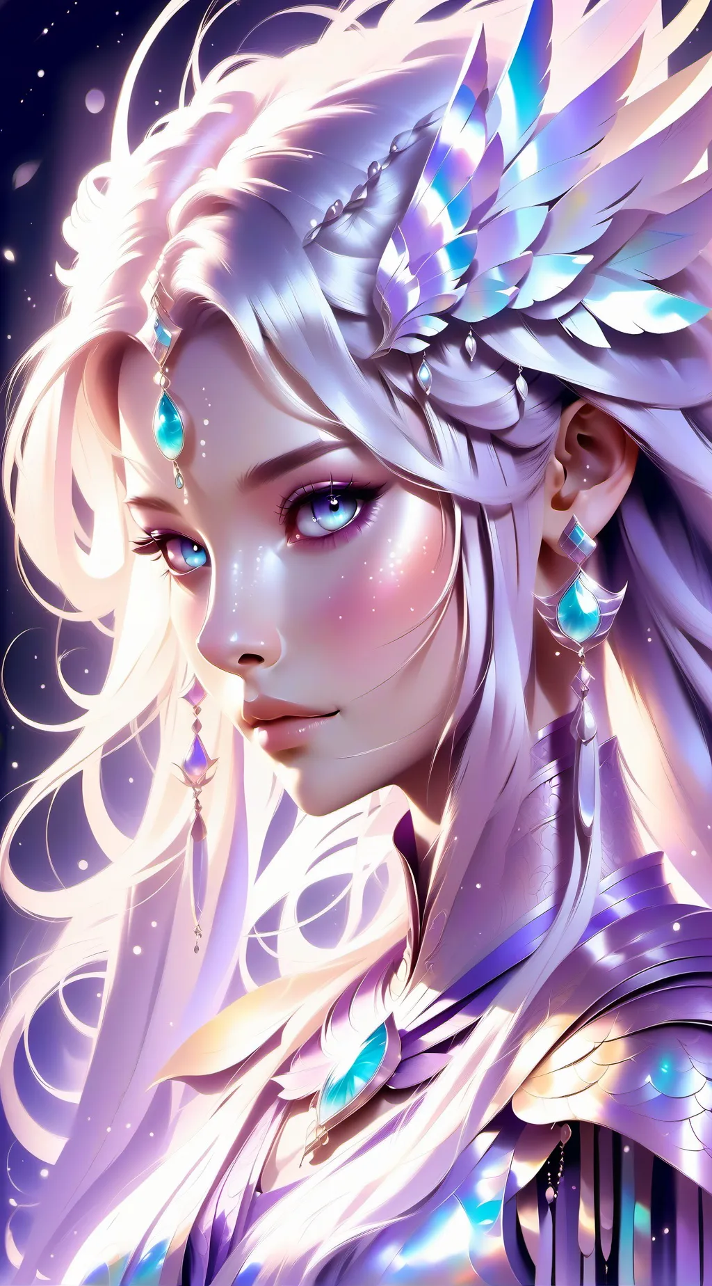 ai character: luna  background