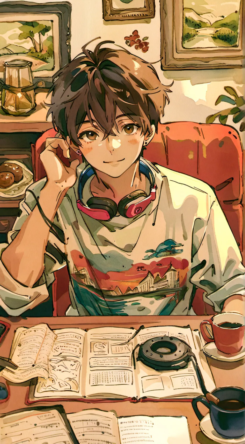 ai character: Miles background