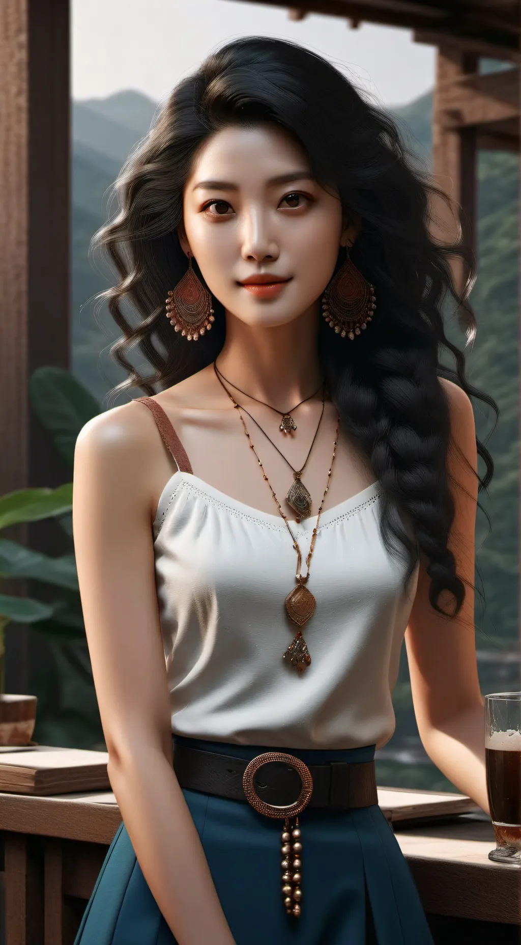 ai character: Pick me gurl gl2 background