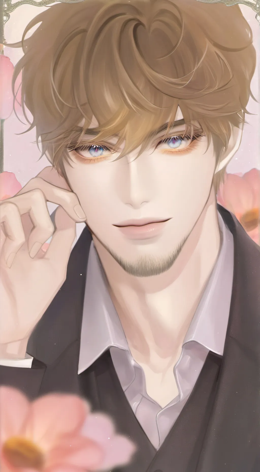 ai character: Hybrid Center background