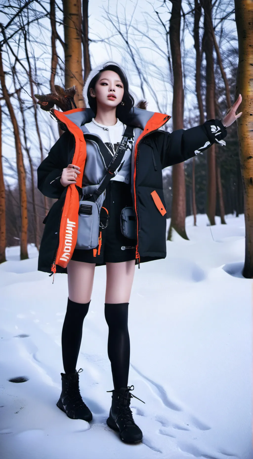 ai character: girlfriend background